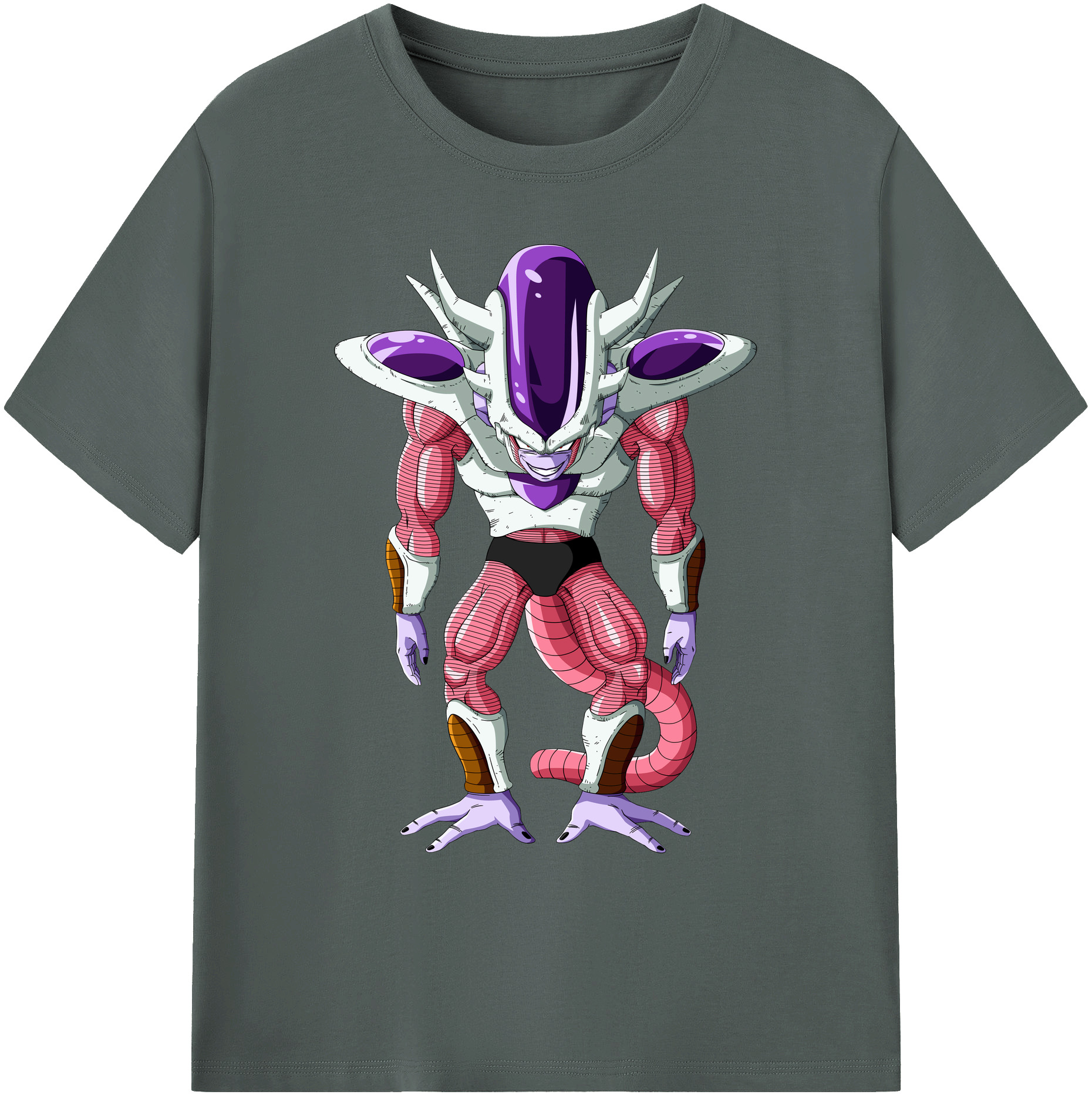 （画像用） ドラゴンボール フリーザ DRAGON BALL Frieza 綿100％ メンズ半袖Tシャツ｜肌触りやわらか＆通気性